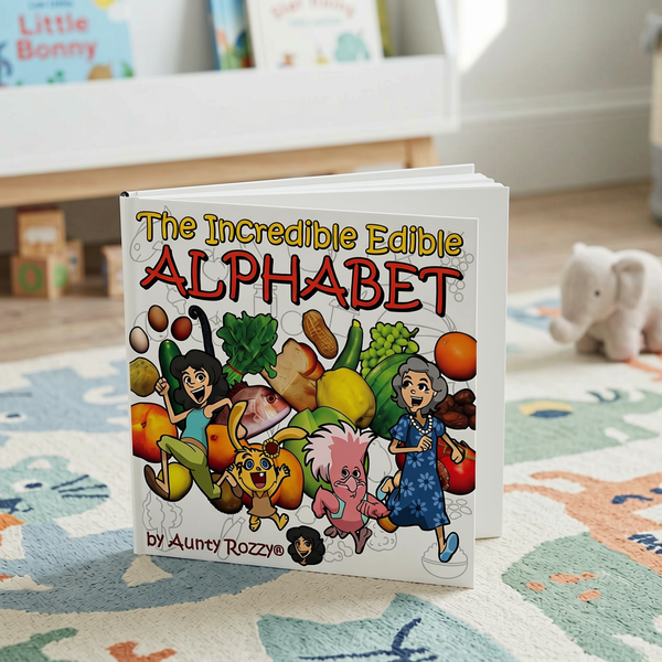 The Incredible Edible Alphabet | Children's Book, Songs & eBook Collection by Aunty Rozzy®
